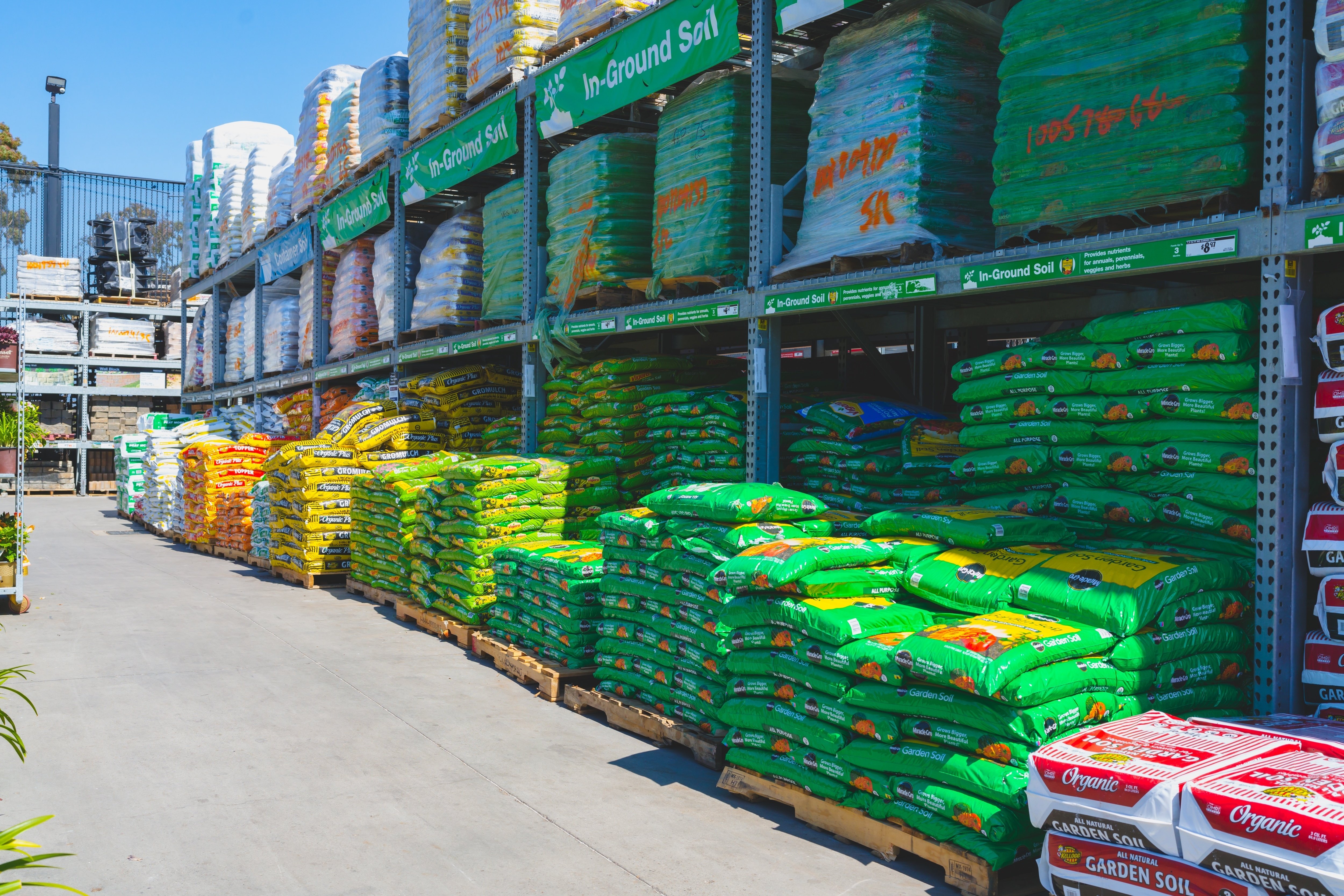 Garden supplies stock